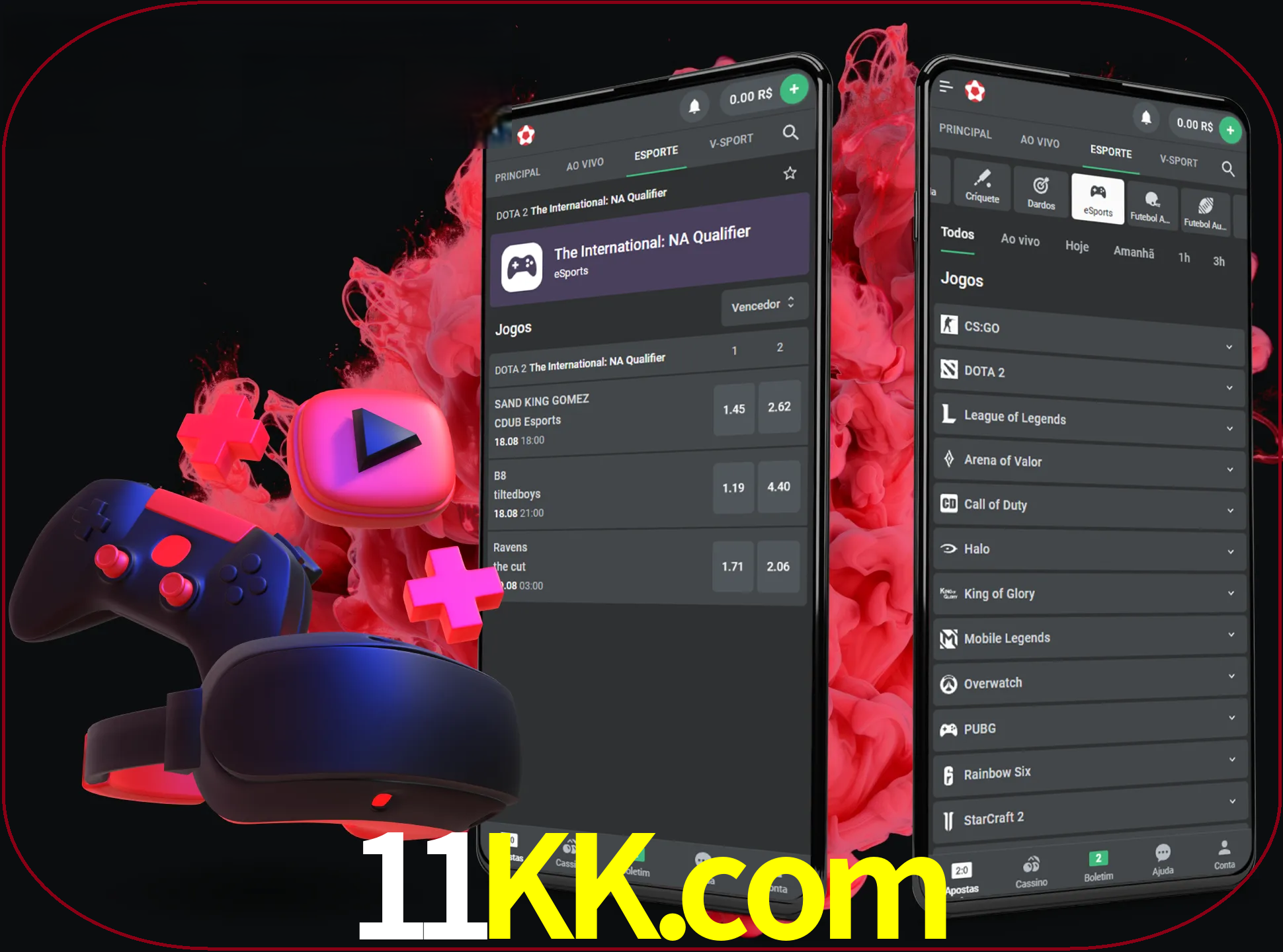Para ter a aplicação móvel 11kk no seu smartphone, basta descarregar o ficheiro apk e seguir as instruções.