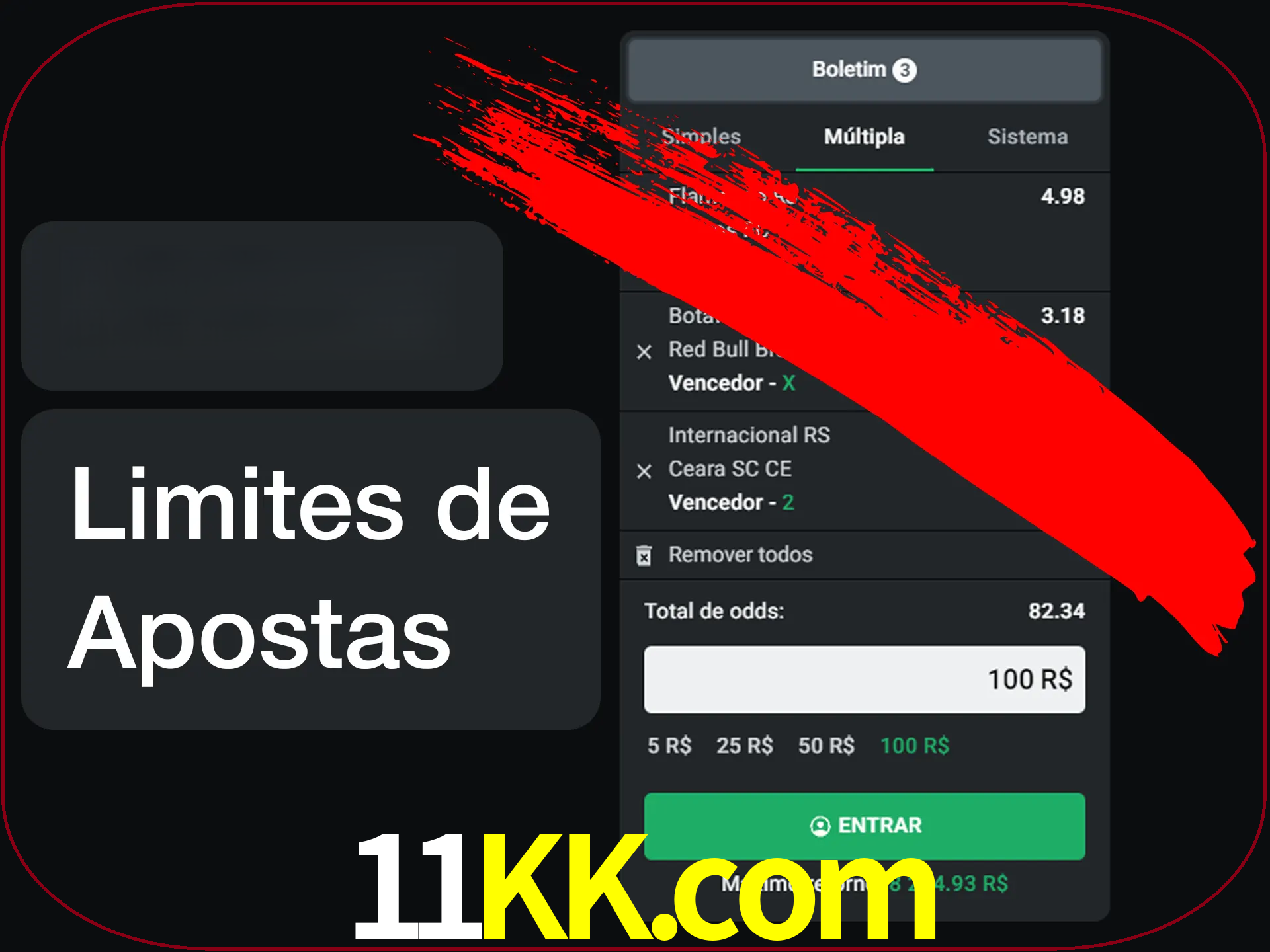 Não faça apostas loucas.